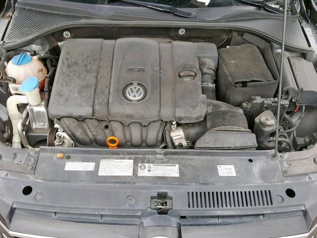 1VWBH7A30CC011194 - 2012 VOLKSWAGEN PASSAT SE GRAY photo 7