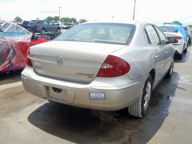 2G4WC552061112881 - 2006 BUICK LACROSSE C SILVER photo 4
