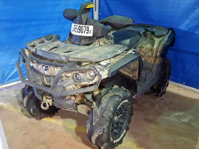 3JBLPAP25FJ000396 - 2015 CAN-AM OUTLANDER GREEN photo 2