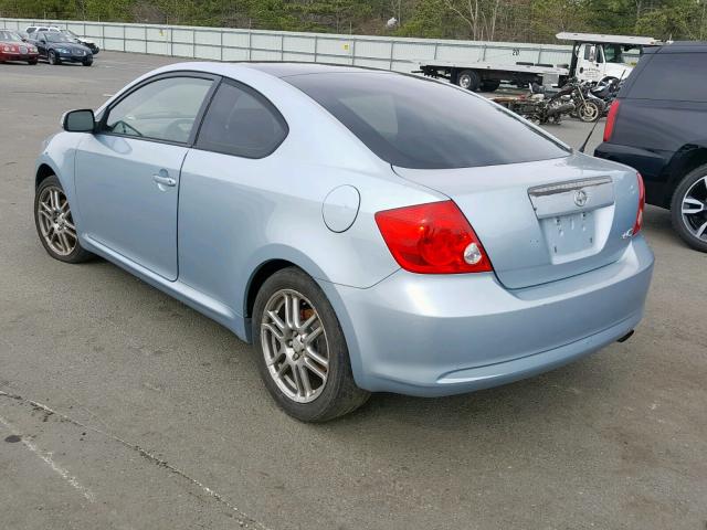JTKDE177060091039 - 2006 TOYOTA SCION TC BLUE photo 3