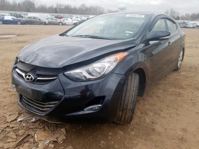 5NPDH4AE9CH091627 - 2012 HYUNDAI ELANTRA GLS  photo 2