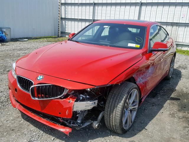 WBA4C9C55GG140984 - 2016 BMW 428 XI RED photo 2