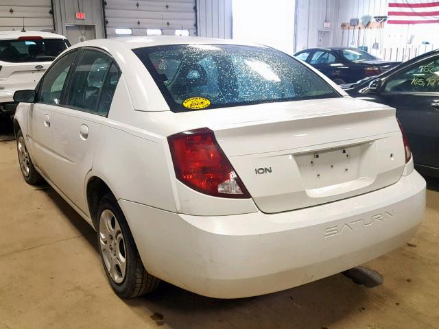 1G8AJ52F24Z203077 - 2004 SATURN ION LEVEL WHITE photo 3