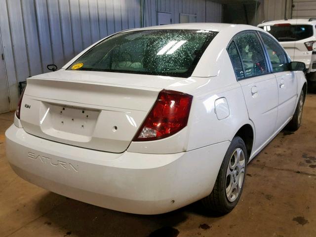 1G8AJ52F24Z203077 - 2004 SATURN ION LEVEL WHITE photo 4