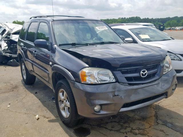 4F2CZ06145KM48417 - 2005 MAZDA TRIBUTE S GRAY photo 1