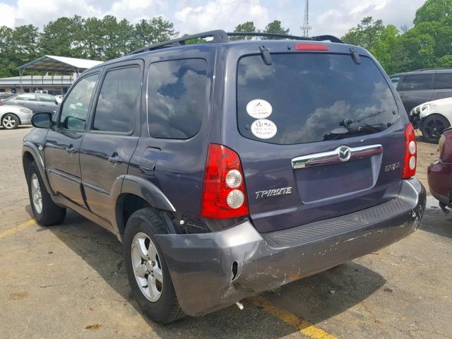 4F2CZ06145KM48417 - 2005 MAZDA TRIBUTE S GRAY photo 3