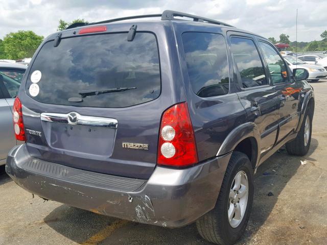 4F2CZ06145KM48417 - 2005 MAZDA TRIBUTE S GRAY photo 4