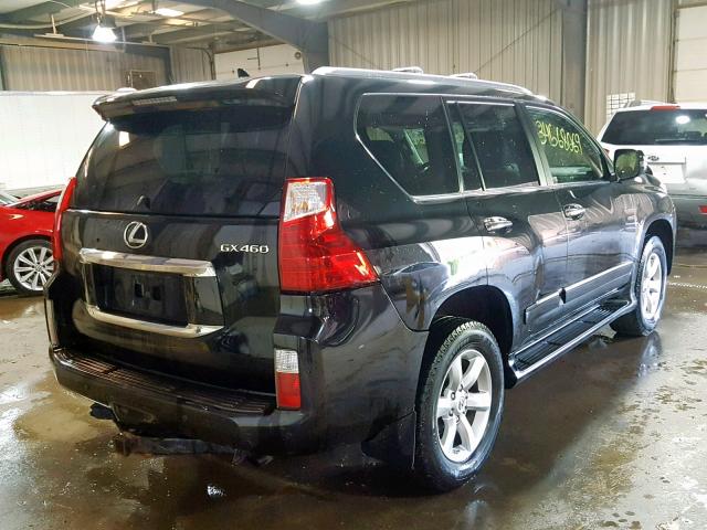 JTJBM7FXXC5040438 - 2012 LEXUS GX BLACK photo 4