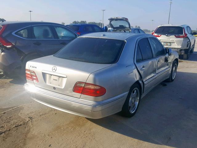 WDBJF65J9YB153014 - 2000 MERCEDES-BENZ E 320 SILVER photo 4