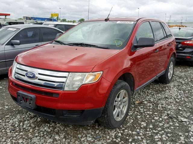 2FMDK3GC5ABB72565 - 2010 FORD EDGE SE RED photo 2