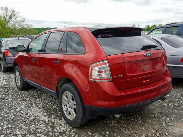 2FMDK3GC5ABB72565 - 2010 FORD EDGE SE RED photo 3