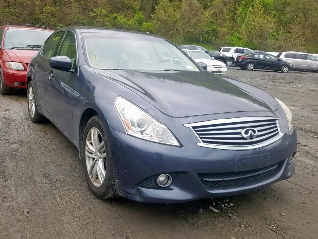 JN1CV6AR1AM254585 - 2010 INFINITI G37 GRAY photo 1