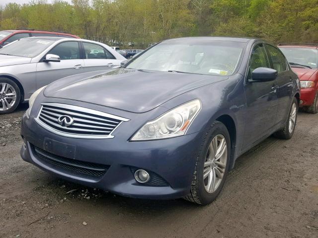 JN1CV6AR1AM254585 - 2010 INFINITI G37 GRAY photo 2