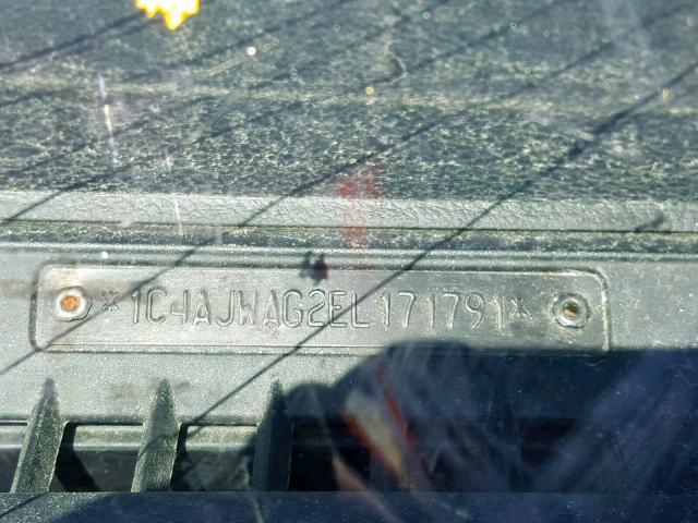 1C4AJWAG2EL171791 - 2014 JEEP WRANGLER S GRAY photo 10