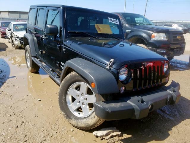 1C4BJWDG8EL113698 - 2014 JEEP WRANGLER UNLIMITED SPORT  photo 1