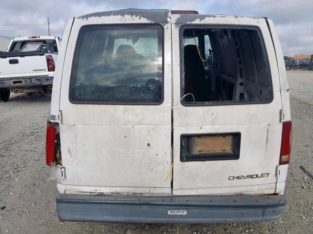 1GCDM19WXTB118424 - 1996 CHEVROLET ASTRO WHITE photo 9