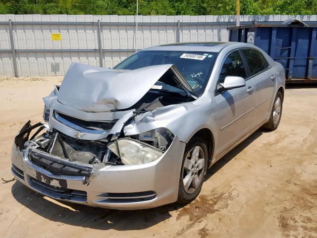 1G1ZC5E0XAF200945 - 2010 CHEVROLET MALIBU 1LT SILVER photo 2