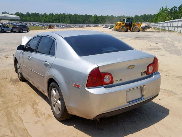 1G1ZC5E0XAF200945 - 2010 CHEVROLET MALIBU 1LT SILVER photo 3