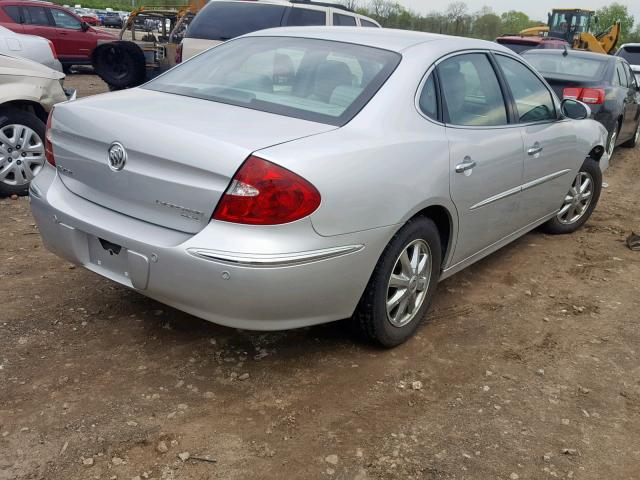 2G4WD532351273661 - 2005 BUICK LACROSSE C SILVER photo 4