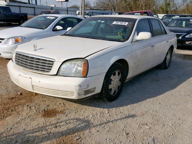 1G6KD54Y14U249306 - 2004 CADILLAC DEVILLE WHITE photo 2