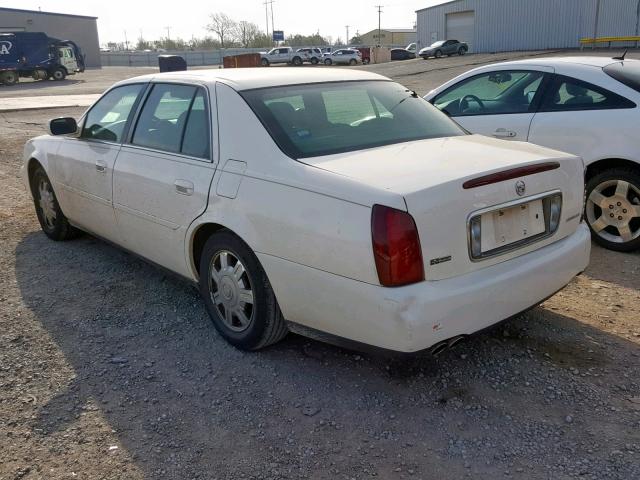 1G6KD54Y14U249306 - 2004 CADILLAC DEVILLE WHITE photo 3