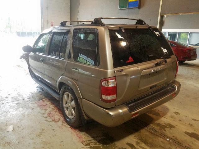 JN8DR09Y91W617156 - 2001 NISSAN PATHFINDER LE  photo 3