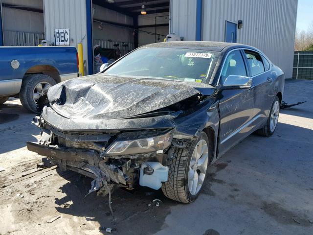 2G1155S31E9199446 - 2014 CHEVROLET IMPALA LTZ BLACK photo 2