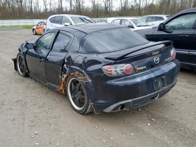 JM1FE173740139890 - 2004 MAZDA RX8 BLACK photo 3