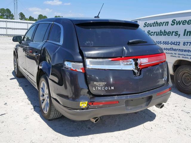 2LMHJ5FK2DBL52877 - 2013 LINCOLN MKT BLACK photo 3