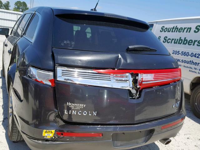 2LMHJ5FK2DBL52877 - 2013 LINCOLN MKT BLACK photo 9