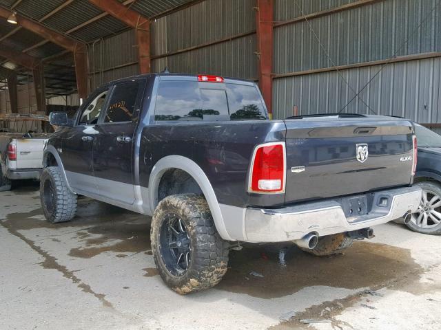 1C6RR7NT6ES282558 - 2014 RAM 1500 LARAM BLUE photo 3