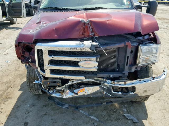 1FTSX21536ED79467 - 2006 FORD F250 SUPER MAROON photo 7