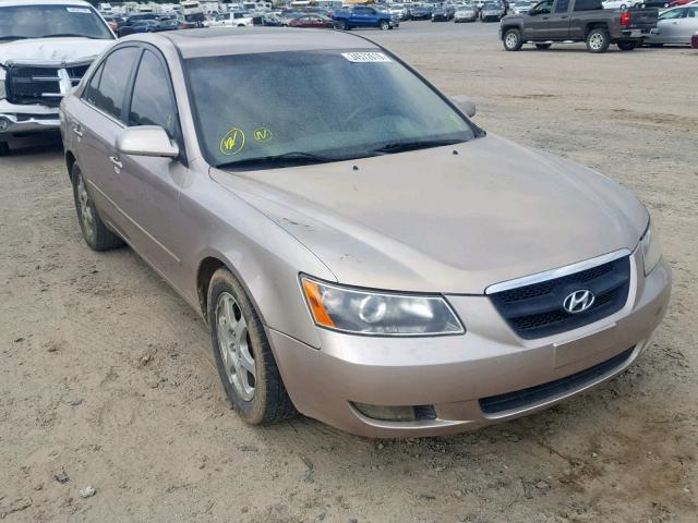 5NPEU46F96H098843 - 2006 HYUNDAI SONATA GLS BEIGE photo 1