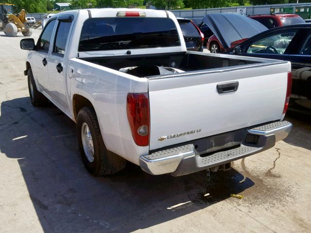 1GCCS139478160854 - 2007 CHEVROLET COLORADO WHITE photo 3