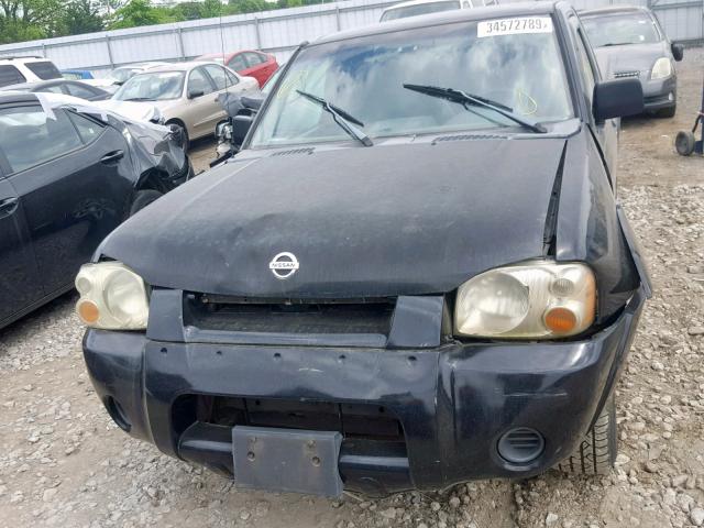 1N6DD26TX3C413255 - 2003 NISSAN FRONTIER K BLACK photo 9