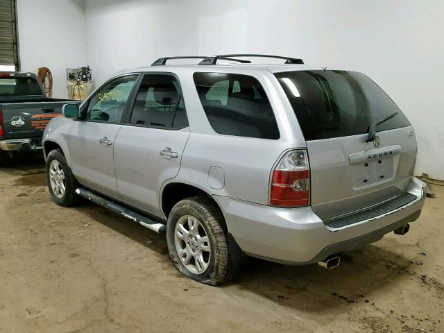 2HNYD18614H535775 - 2004 ACURA MDX TOURIN SILVER photo 3