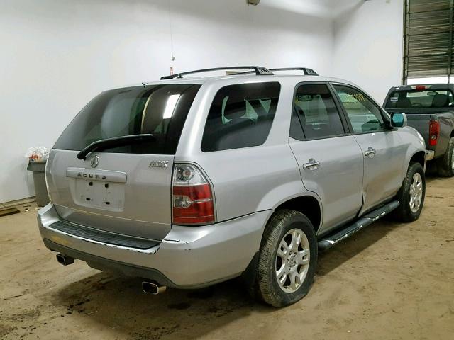 2HNYD18614H535775 - 2004 ACURA MDX TOURIN SILVER photo 4