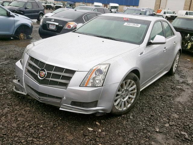 1G6DG5EG2A0149255 - 2010 CADILLAC CTS LUXURY SILVER photo 2