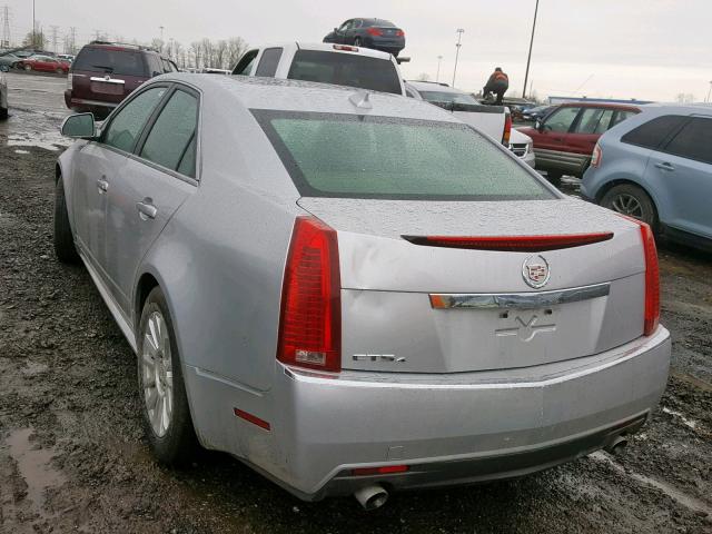 1G6DG5EG2A0149255 - 2010 CADILLAC CTS LUXURY SILVER photo 3