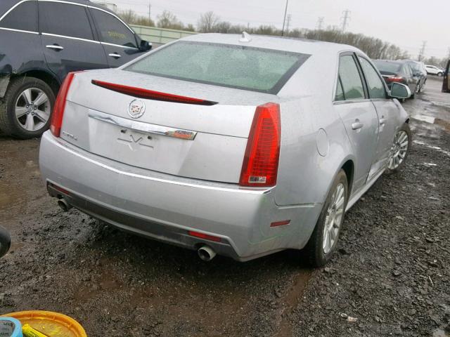 1G6DG5EG2A0149255 - 2010 CADILLAC CTS LUXURY SILVER photo 4