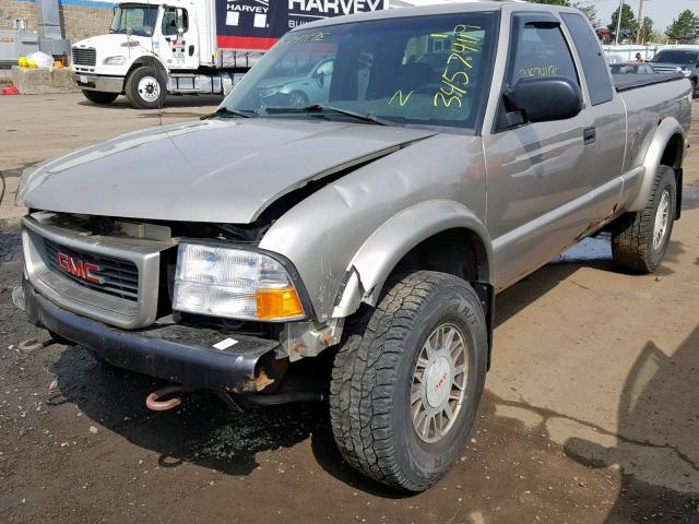 1GTCT19W9Y8217707 - 2000 GMC SONOMA TAN photo 2