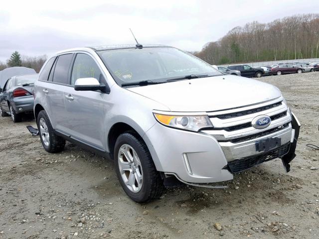 2FMDK4JC6DBB89233 - 2013 FORD EDGE SEL SILVER photo 1