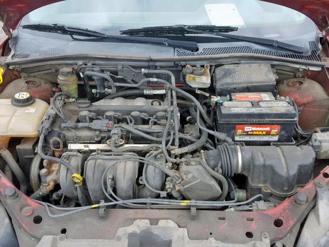 3FAFP37N55R154970 - 2005 FORD FOCUS ZX5 RED photo 7