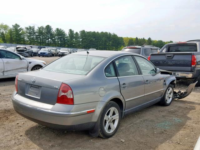 WVWRH63B24P046703 - 2004 VOLKSWAGEN PASSAT GLX GRAY photo 4