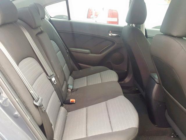 KNAFX4A82F5338672 - 2015 KIA FORTE EX GRAY photo 6