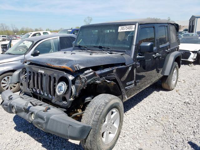 1C4BJWDG9HL570590 - 2017 JEEP WRANGLER UNLIMITED SPORT  photo 2