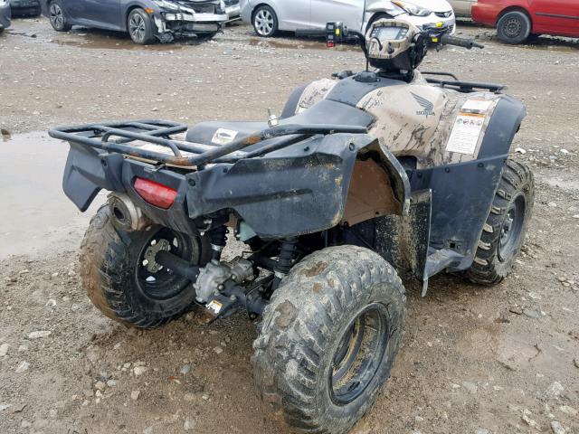 1HFTE2666B4100045 - 2011 HONDA TRX500 FA TAN photo 4