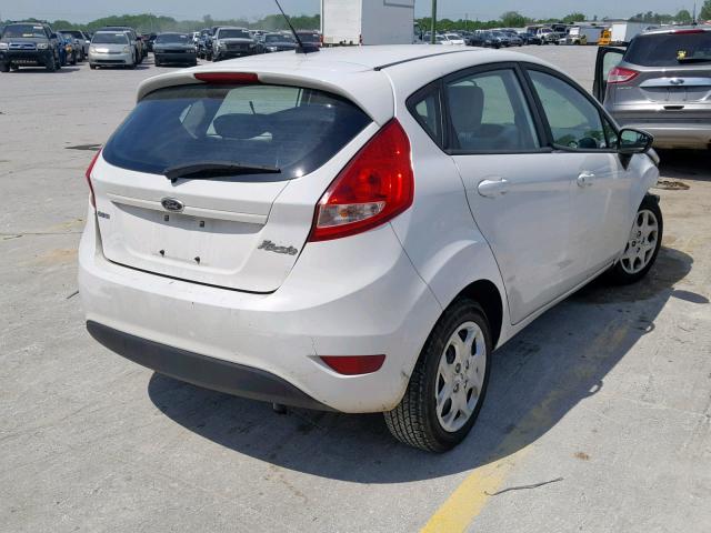 3FADP4TJ3DM215227 - 2013 FORD FIESTA S WHITE photo 4