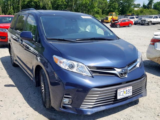 5TDYZ3DC9KS981234 - 2019 TOYOTA SIENNA LIM BLUE photo 1