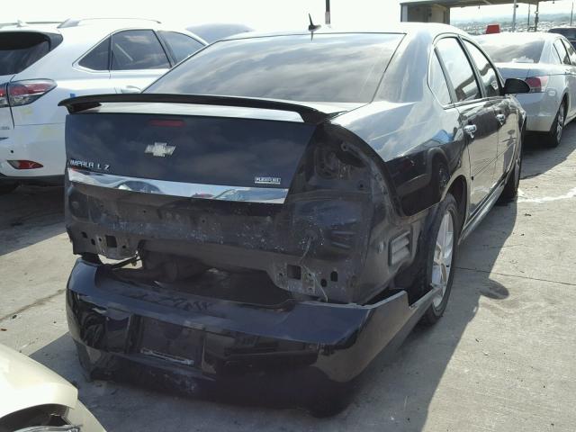 2G1WC5EM0A1226029 - 2010 CHEVROLET IMPALA LTZ BLACK photo 4